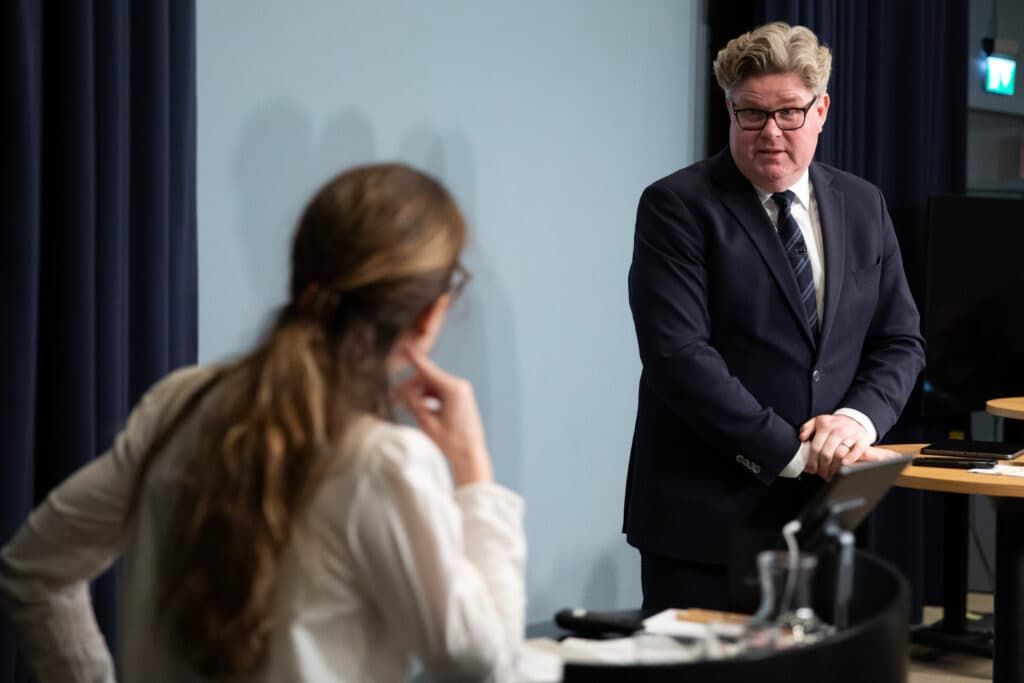 Justitieminister Gunnar Strömmer