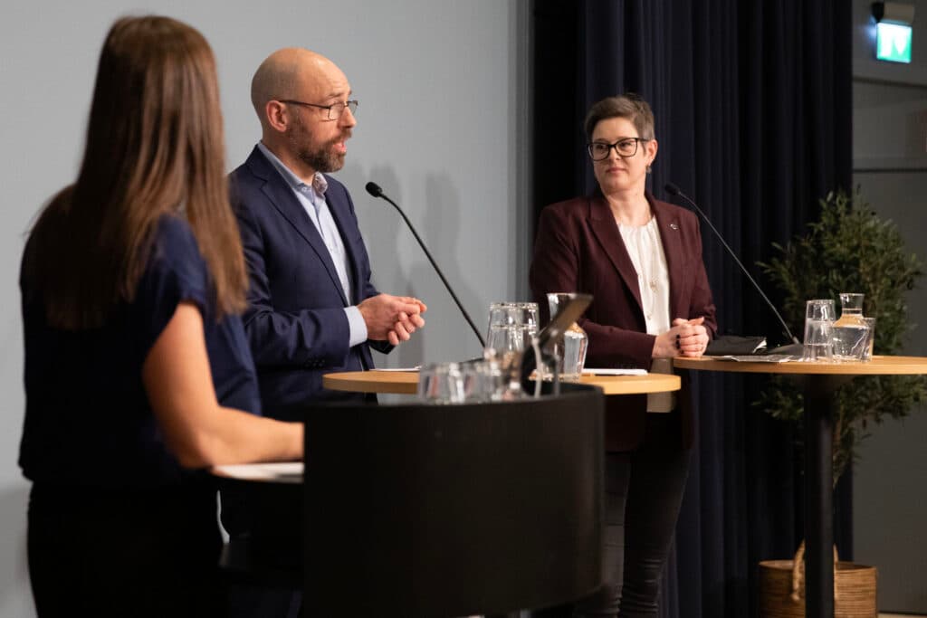vad händer med EUs klimatpolitik. seminarium 2026-02-20. Karolina Boholm och Hannes Borg
